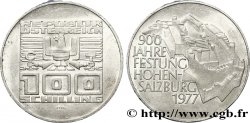 AUSTRIA 100 Schilling 900e anniversaire de la forteresse du Hohensalzburg 1977  AU 