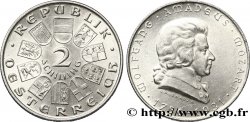 AUSTRIA 2 Schilling 175e anniversaire naissance de Wolfgang Amadeus Mozart 1931 