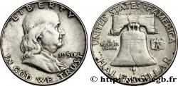 ESTADOS UNIDOS DE AMÉRICA 1/2 Dollar Benjamin Franklin 1950 Philadelphie