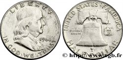 ÉTATS-UNIS D&nbsp;AMÉRIQUE 1/2 Dollar Benjamin Franklin 1960 Philadelphie