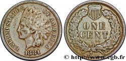 ÉTATS-UNIS D AMÉRIQUE 1 Cent tête d’indien, 3e type 1881 Philadelphie