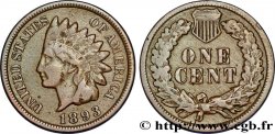 STATI UNITI D AMERICA 1 Cent tête d’indien, 3e type 1893 Philadelphie