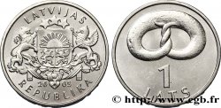 LATVIA 1 Lats emblème / bretzel 2005 Vienne