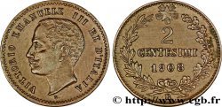 ITALY 2 Centesimi Victor Emmanuel III 1908 Rome - R