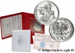 POLEN 100 Zlotych Proof visite du pape Jean-Paul II 1982  ST 