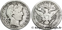 ÉTATS-UNIS D AMÉRIQUE 1/2 Dollar type Barber 1900 Philadelphie