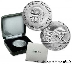 LETTONIE 1 Lats Proof Karlis Zale 2012 Utrecht FDC 