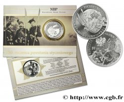 POLOGNE 10 Zlotych 150e anniversaire du soulèvement de 1863 2013 Varsovie