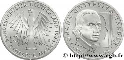 ALLEMAGNE 10 Mark Proof aigle héraldique / 250e naissance de Gottfried von Herder 1994 Karlsruhe - G SUP 