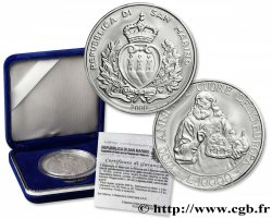 SAINT-MARIN 10.000 Lire Proof 1700 ans au coeur de l’Europe 2000 Rome FDC 