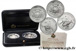 SAINT-MARIN Set 500 + 1000 Lire Proof Coupe du Monde de Football USA 1994 1994 Rome FDC 