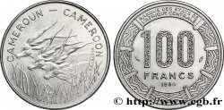 CAMEROUN 100 Francs légende bilingue, type BEAC antilopes 1980 Paris SUP 
