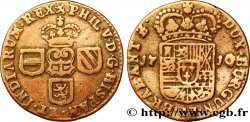 BELGIUM - SPANISH NETHERLANDS 1 Liard de Namur pour Philippe V d’Espagne 1710 Namur