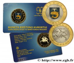 LITAUEN 2 Litai Proof ville de Birstonas 2012  ST 