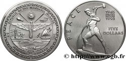 ÎLES MARSHALL 5 Dollars armes 50e anniversaire des Nations Unies 1995 