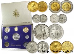 VATICAN ET ÉTATS PONTIFICAUX Série 7 monnaies Jean-Paul II an XII 1990 Rome