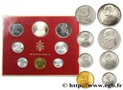 VATICAN ET ÉTATS PONTIFICAUX Série 8 monnaies Paul VI an VI 1968 Rome