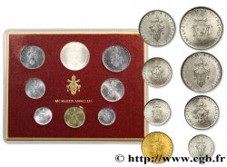 VATICAN AND PAPAL STATES Série 8 monnaies Paul VI an XI 1974 Rome