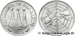 SAN MARINO 1 Lira 3 tours / araignées 1975 
