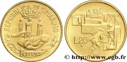 SAN MARINO 20 Lire “Les Conquêtes sociales” 1982 Rome - R