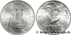 SAN MARINO 500 Lire 3 tours / mouettes en vol 1975 Rome - R