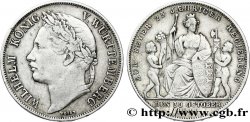 ALLEMAGNE - WURTEMBERG 1 Gulden 25 ans de règne de Guillaume Ier 1843 Stuttgart