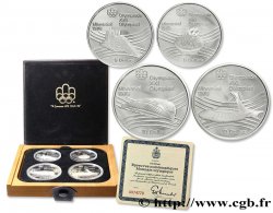 KANADA Coffret 4 Monnaies Proof Jeux Olympiques Montréal 1976 série VII 1976 