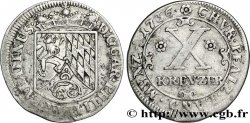 ALLEMAGNE - PALATINAT 10 (X) Kreuzer au nom de Charles III Philippe 1736 