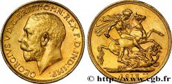 ROYAUME-UNI 1 Souverain Georges V / St Georges terrassant le dragon 1912 Londres SUP 