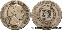 ITALY - KINGDOM OF SARDINIA 5 Lire Victor Emmanuel I 1819 Turin