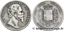 ITALY 1 Lire Victor Emmanuel II Roi élu 1860 Florence VF 