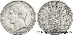 BELGIO 5 Francs Léopold Ier 1852 Bruxelles