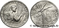 STATI DI L&nbsp; AFRICA CENTRALE Essai de 500 Francs femme / antilope lettre ‘D’ Gabon 1976 Paris