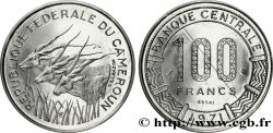 CAMEROUN Essai de 100 Francs République Fédérale du Cameroun, antilopes 1971 Paris