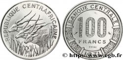 REPUBBLICA CENTRAFRICANA Essai de 100 Francs antilopes 1971 Paris