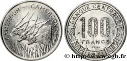 CAMEROUN Essai de 100 Francs légende bilingue, type Banque Centrale, antilopes 1972 Paris