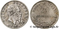 ITALIE 20 Centesimi Victor Emmanuel II 1863 Milan - M