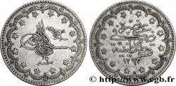 TURQUIE 20 Kurush au nom de Abdul Hamid II AH1293 an 2 1877 Constantinople