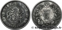 JAPAN 1 Yen type II dragon an 25 Meiji 1892  AU 