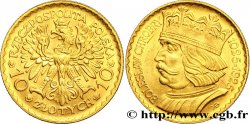 POLOGNE 10 Zlotych Boleslas Ier 1925 Varsovie SUP 