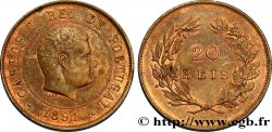 PORTUGAL 20 Réis Charles Ier (Carlos) 1891  SPL 