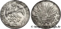 MESSICO 8 Reales Aigle / bonnet phrygien sur soleil 1880 Mexico - M°