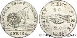 SIERRA LEONE 20 Cents Sierra Leone Company - lion 1791 