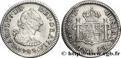 MEXICO 1/2 Real Charles III 1782 Mexico