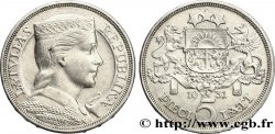 LATVIA 5 Lati 1931  AU 