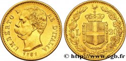 ITALIE 20 Lire Umberto Ier 1881 Rome - R