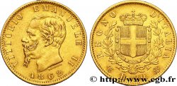 ITALIE 20 Lire Victor Emmanuel II 1862 Turin