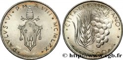 VATICAN ET ÉTATS PONTIFICAUX 500 Lire frappe au nom de Paul VI an VIII / épis et grappe 1970 Rome