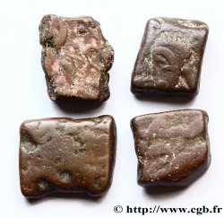 ASIE Lot de 4 pièces en cuivre n.d 