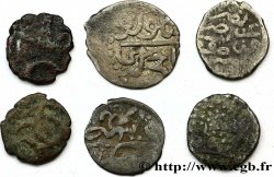 ASIE Lot de 6 pièces en argent et billon n.d 